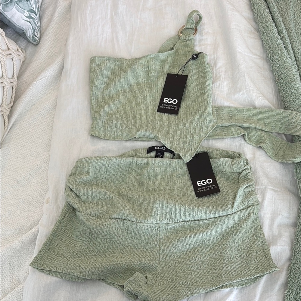 EGO Mint Green Textured Outfit